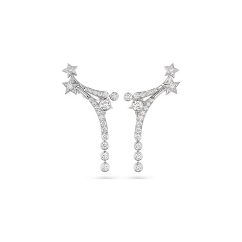 chanel earrings reference a64766 y09530 z2048|Comète Couture Earrings White Gold & Diamond .